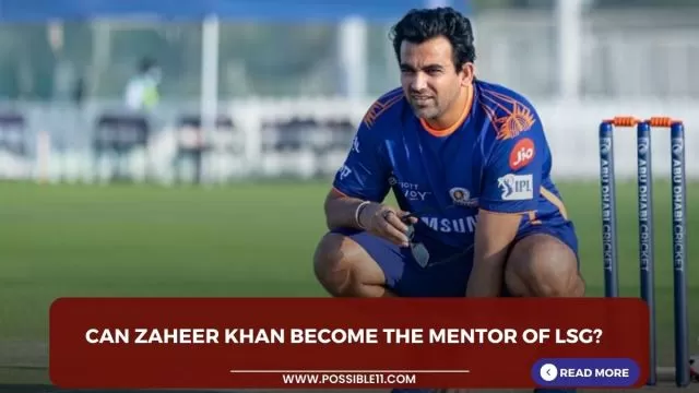 Can Zaheer Khan become the mentor of