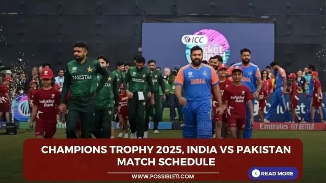 champions trophy 2025, India vs Pakistan Match
