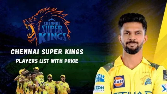 Chennai Super Kings Squad for IPL 2026: