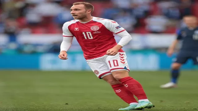 Christian Eriksen Joking And In Good Spirits