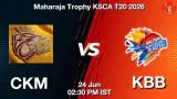 CKM vs KBB 2026 Match Preview, Head to Head, Playing XI & AI Prediction