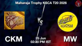 CKM vs MW 2026 Match Preview, Head to Head, Playing XI & AI Prediction