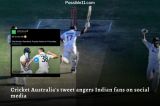 Cricket Australias tweet angers