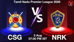 CSG vs NRK TNPL 2026 Picture