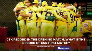 CSK record in the opening match,