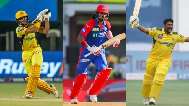 CSK vs DC IPL 2026: Top 3