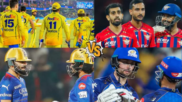 CSK vs LSG & RCB vs MI: