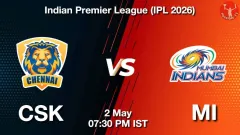 CSK vs MI IPL 2026, Picture