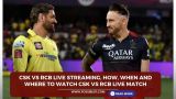 CSK vs RCB Live