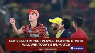 CSK vs SRH Impact Player, Playing