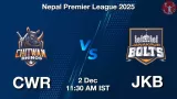 CWR vs JKB, Pitch Report, Head to Head, Playing 11, AI Prediction
