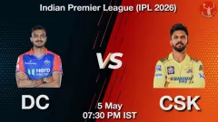 DC vs CSK IPL 2026: Picture