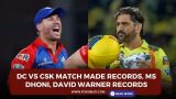DC vs CSK Match
