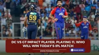 DC vs GT Impact Player, Playing