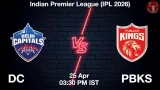 DC vs PBKS IPL