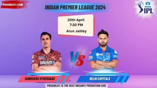 DC vs SRH Dream11 Prediction Today Match,