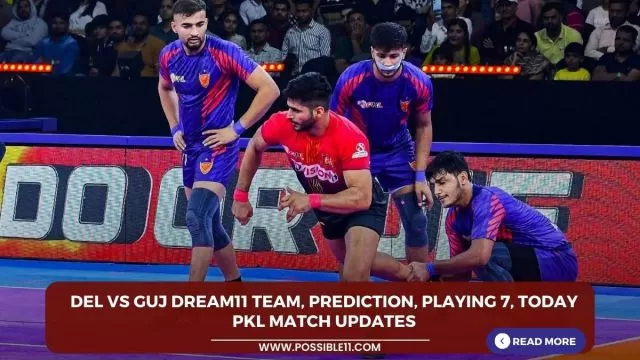 DEL vs GUJ Dream11 Team, Prediction, Playing