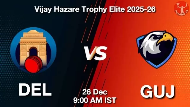 DEL vs GUJ VHT 2025-26, Pitch Report,