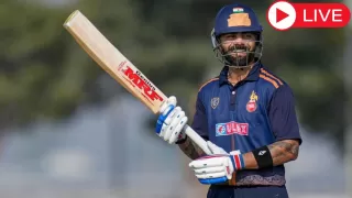 Delhi vs Gujarat Live Scorecard, Virat
