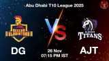 DG vs AJT, Pitch