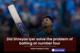 Did Shreyas Iyer solve