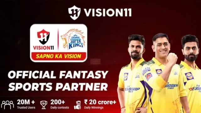 Download Vision11 App and get ₹ 100