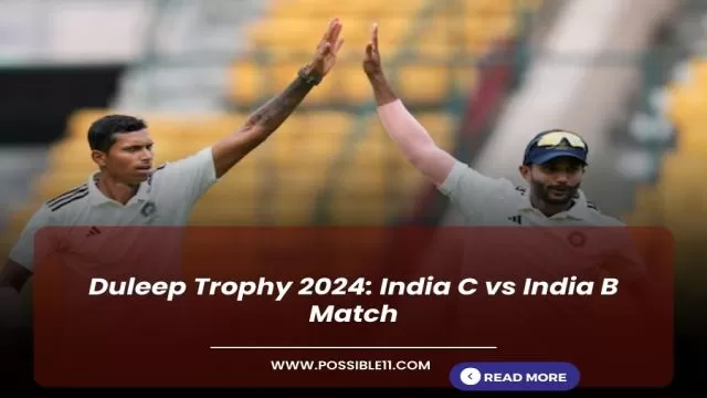 Duleep Trophy 2024: India C vs India