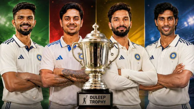 Duleep Trophy 2026: Full Schedule, Squads, Captains