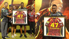 Dwayne Bravo Jersey No 47 Picture