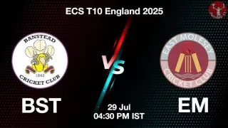 ECS T10 2025 BST vs EM: