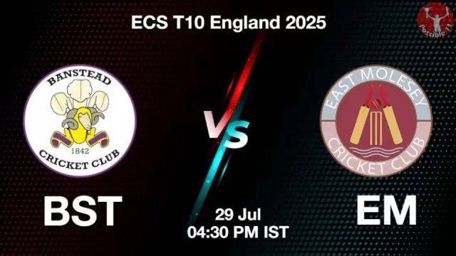 ECS T10 2025 BST vs EM: Playing