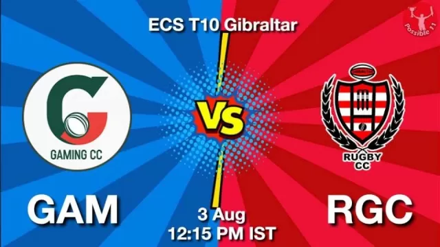 ECS T10 2025 GAM vs RGC: Dream11