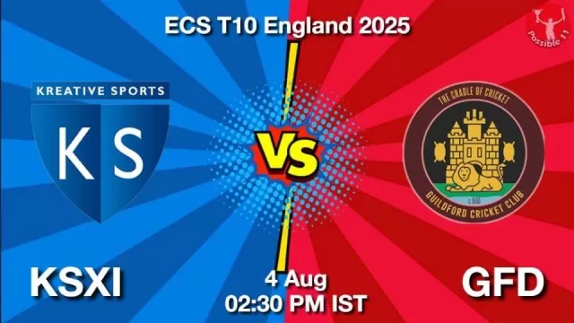 ECS T10 2025 KSXI vs GFD: Playing