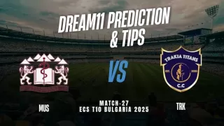 ECS T10 2025 MUS vs TRK: