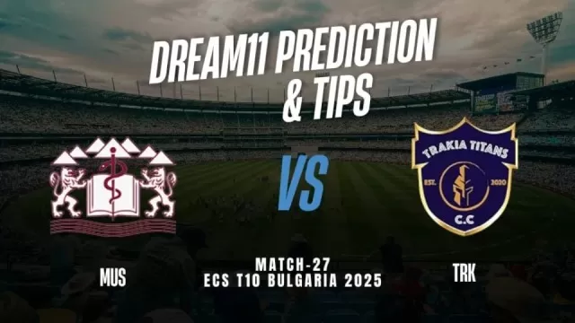 ECS T10 2025 MUS vs TRK: Playing
