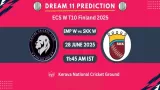 ECS-W T10 EMP-W vs SKK-W: Head to Head, Playing 11, Dream11 Team, AI Prediction