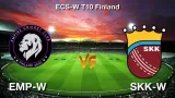 EMP-W vs SKK-W Dream11 Prediction, Who will win today ECS-W T10 Finland match?