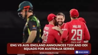 ENG vs AUS: England announces T20I