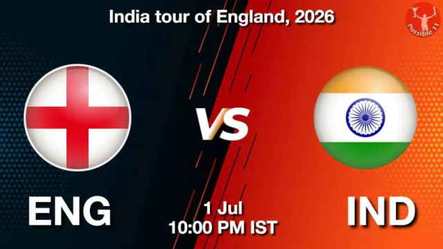 ENG vs IND 1st T20I 2026 Match