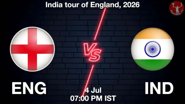 ENG vs IND 2nd T20I 2026 Match