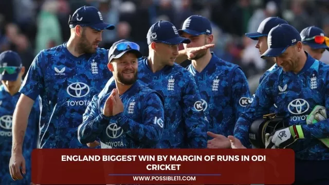 England biggest win by margin of runs
