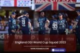 England ODI World Cup