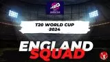 England Squad T20 World