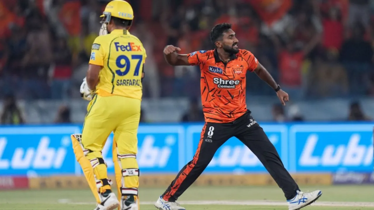 eshan malinga (srh) srh vs rr ipl 2026