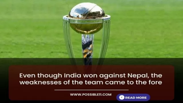 Even though India won against Nepal, the