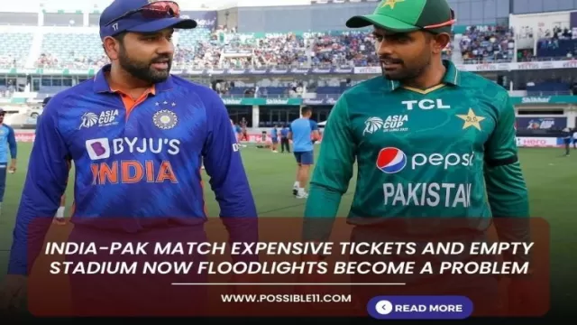 Expensive tickets, empty stadium now floodlights become