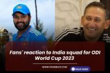 Fans reaction to India