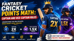 Fantasy Cricket Points Math: Captain Picture