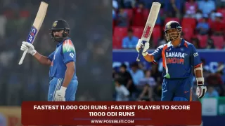 Fastest 11,000 ODI Runs : Fastest