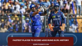 Fastest player to score 4000 runs